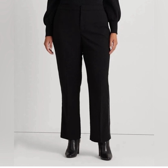 Lauren Ralph Lauren
Plus Size Tuxedo Stripe High-Rise Pants - Picture 1 of 16